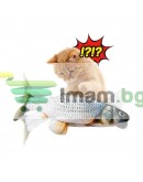 Мърдаща играчка рибка за котки